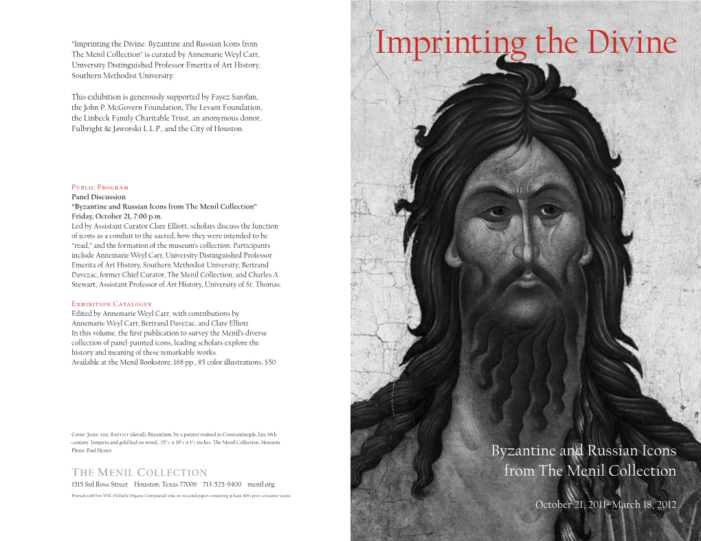 Imprinting the Divine