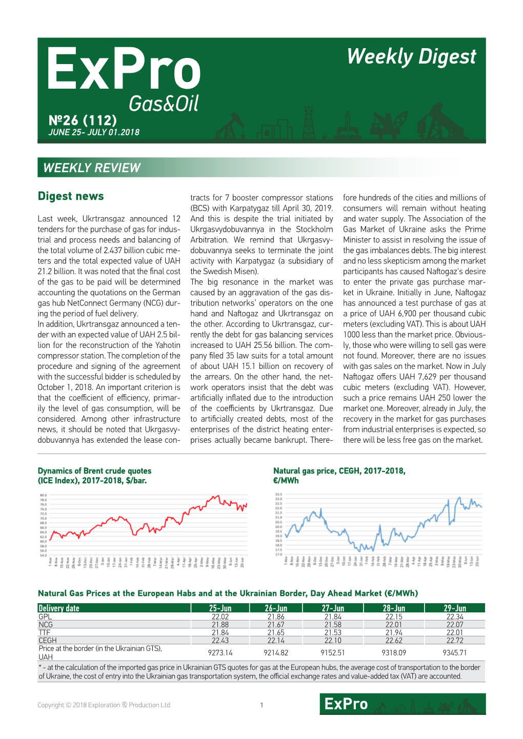 EXPRO Gas&Oil Weekly