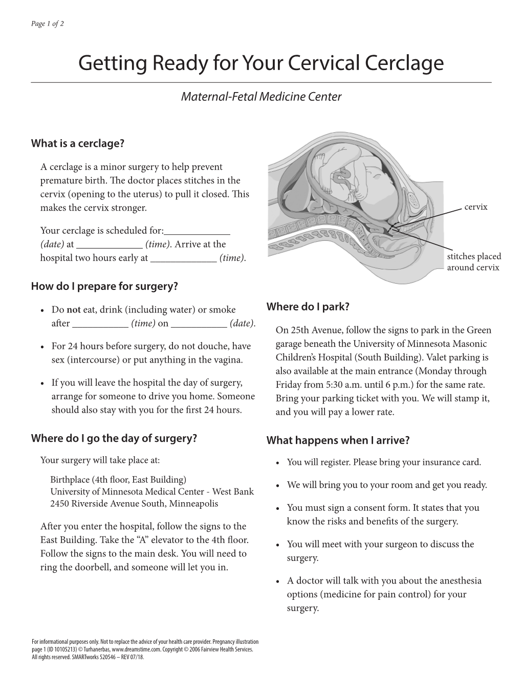 Getting Ready for Your Cervical Cerclage