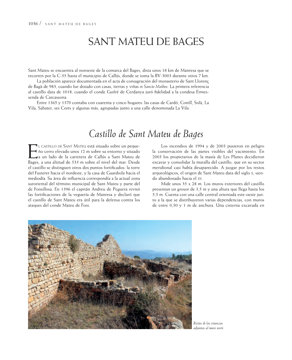 Castillo De Sant Mateu De Bages