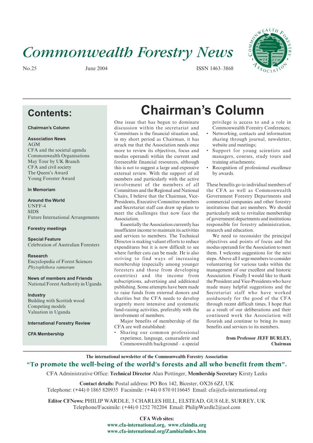 Commonwealth Forestry News