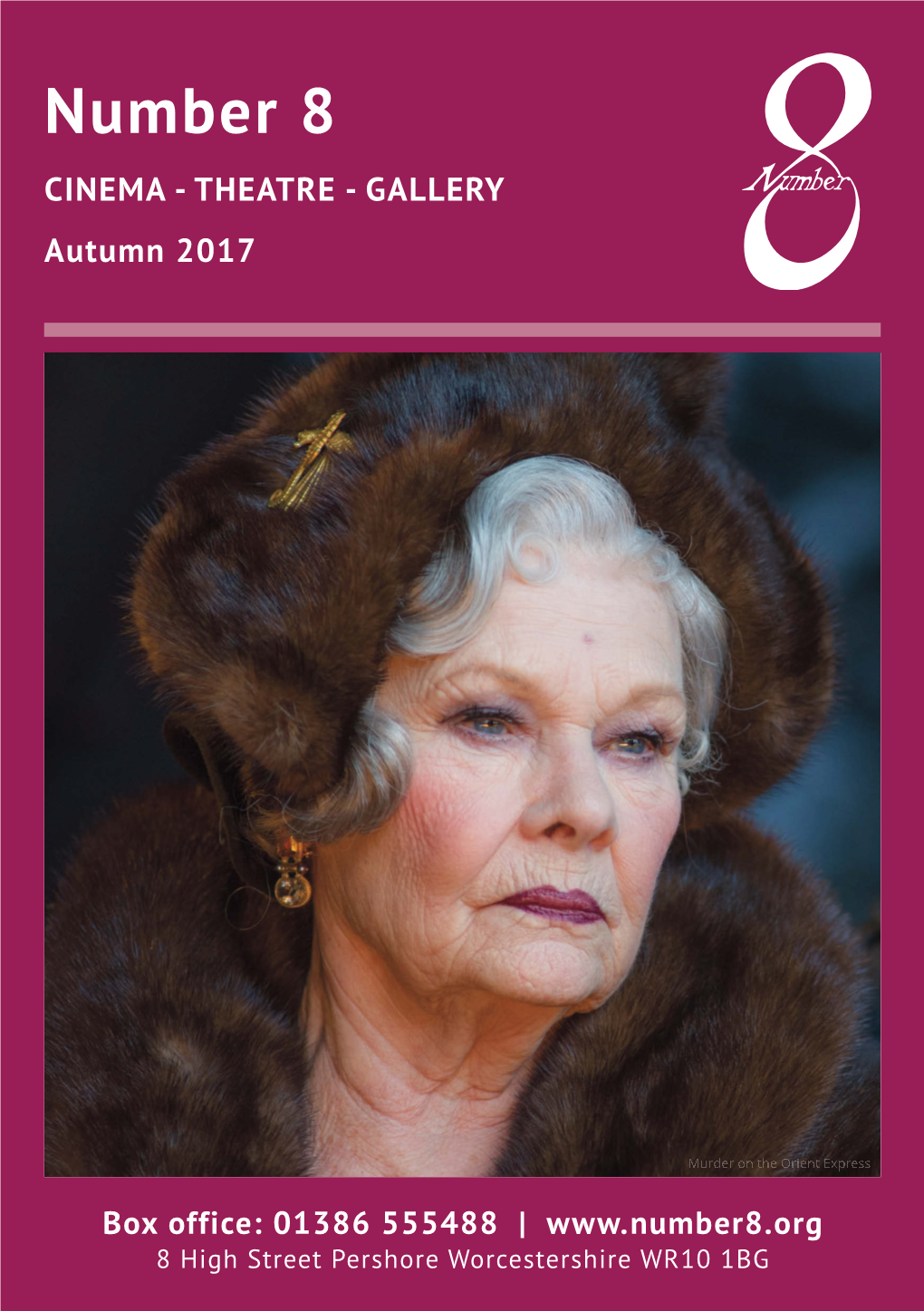 Number 8 CINEMA - THEATRE - GALLERY Autumn 2017