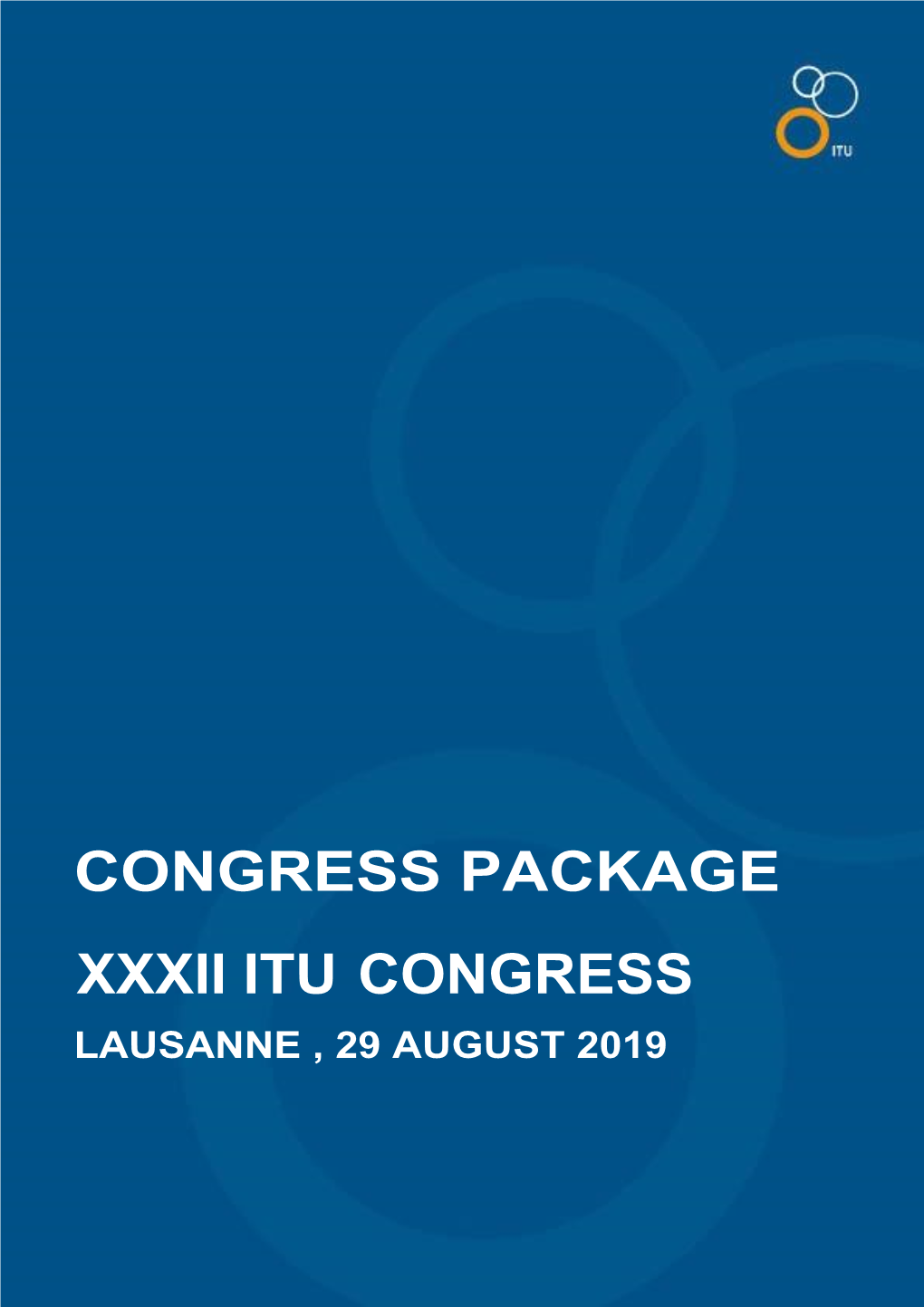2019 ITU Congress Package