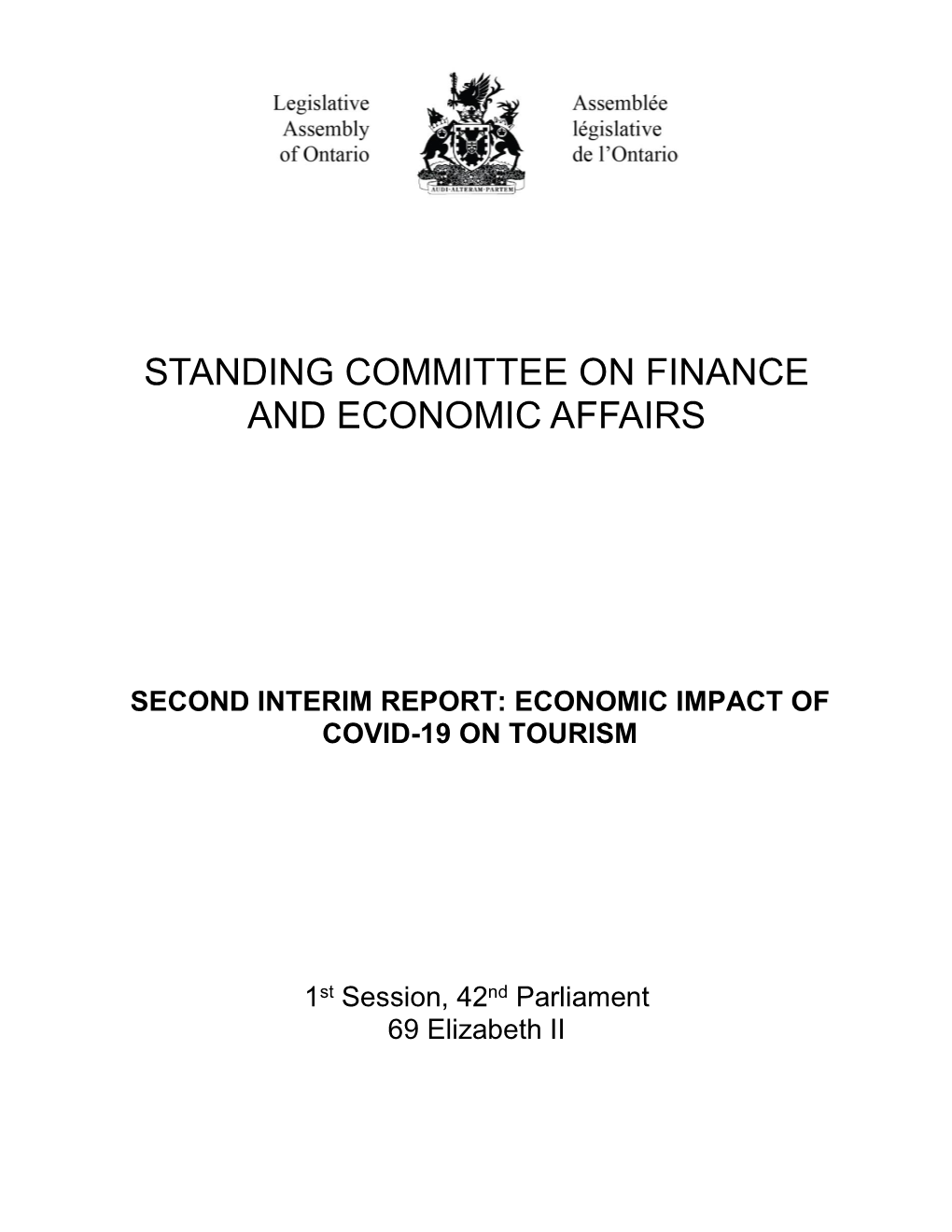 Standing Committee on Finance and Economic Affairs
