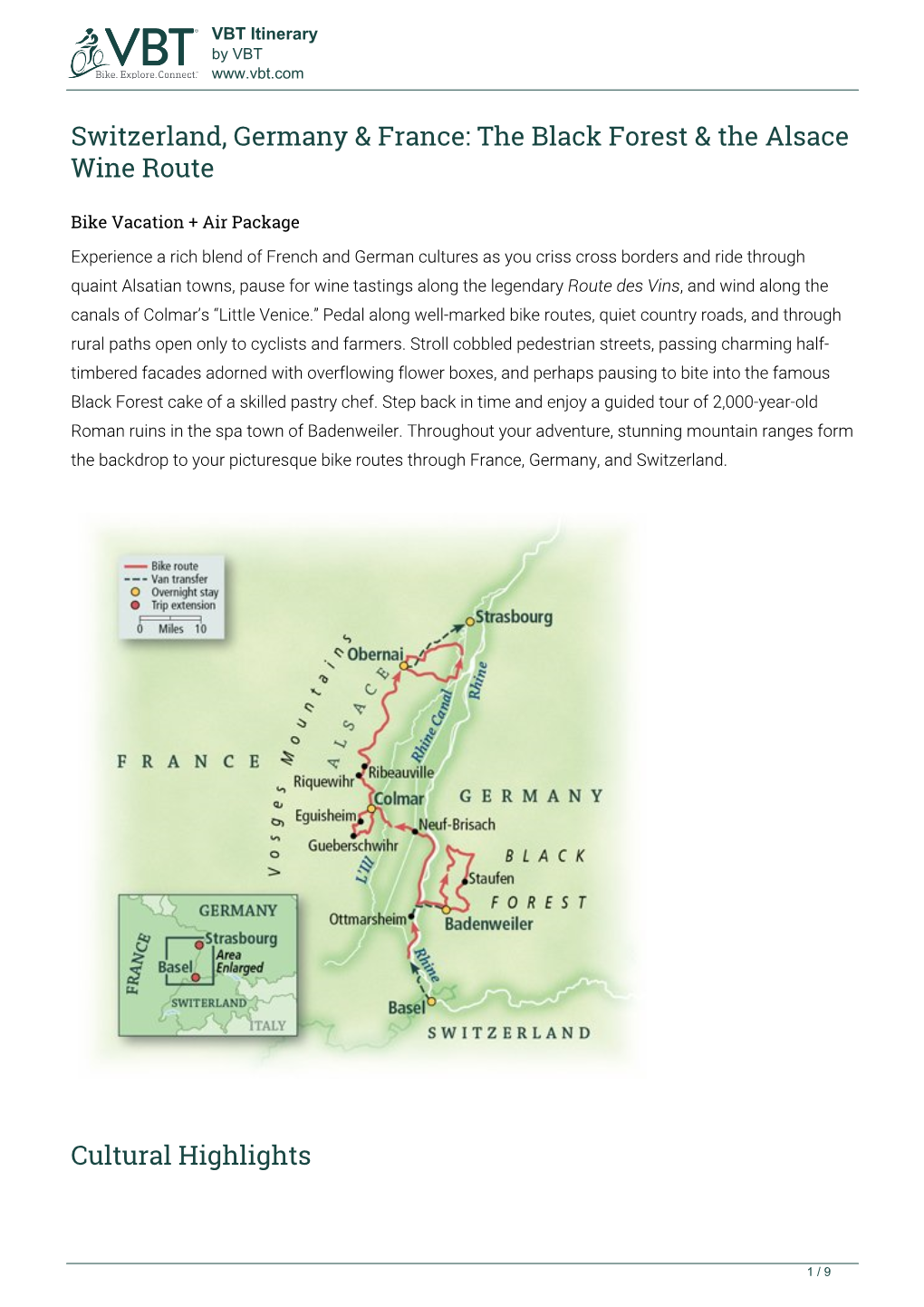 The Black Forest & the Alsace Wine Route