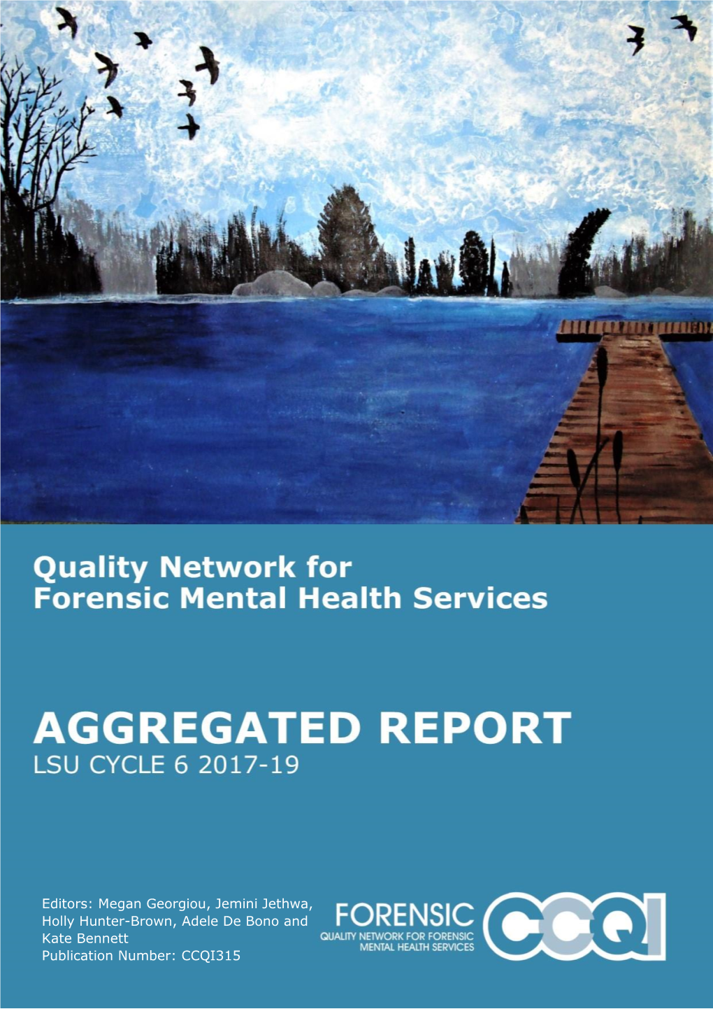 Editors: Megan Georgiou, Jemini Jethwa, Holly Hunter-Brown, Adele De Bono and Kate Bennett Publication Number: CCQI315 Date: October 2019