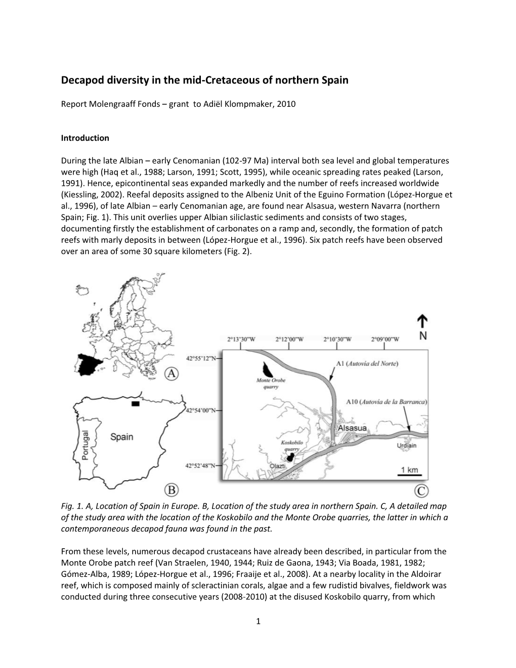 Decapod Diversity in the Mid-Cretaceous of Northern Spain