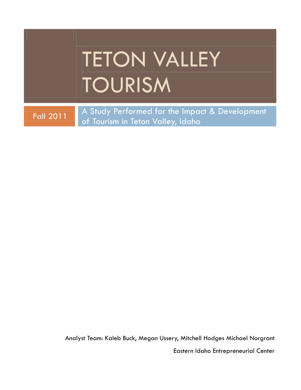 Teton Valley Tourism