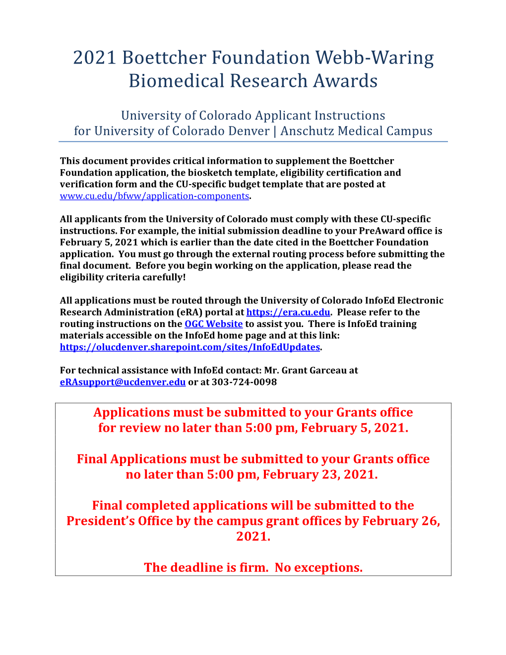 2021 Boettcher Foundation Webb-Waring Biomedical Research Awards