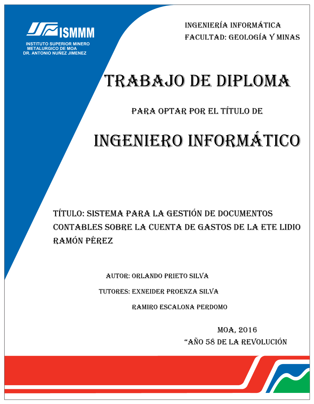 Ingeniero Informático Trabajo De Diploma