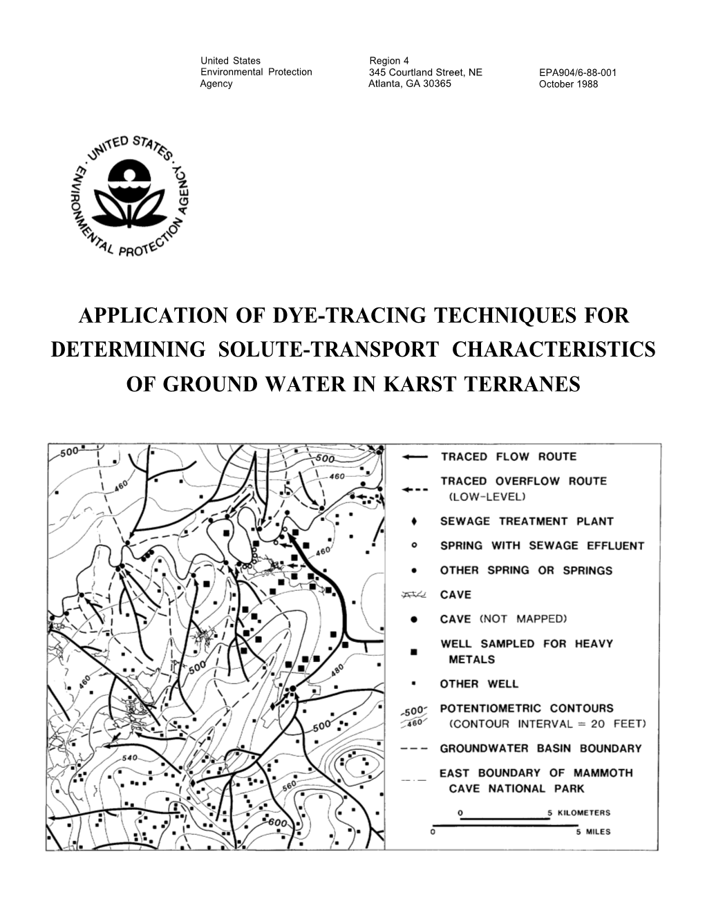 Application of Dye-Tracing Techniques for Determining Solute