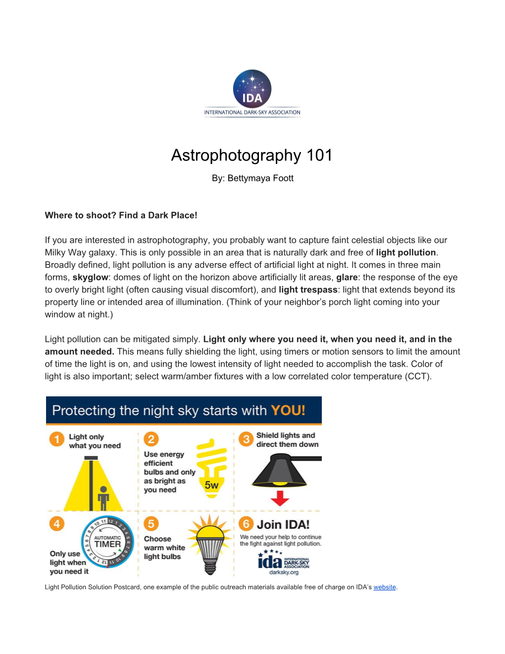 Astrophotography 101