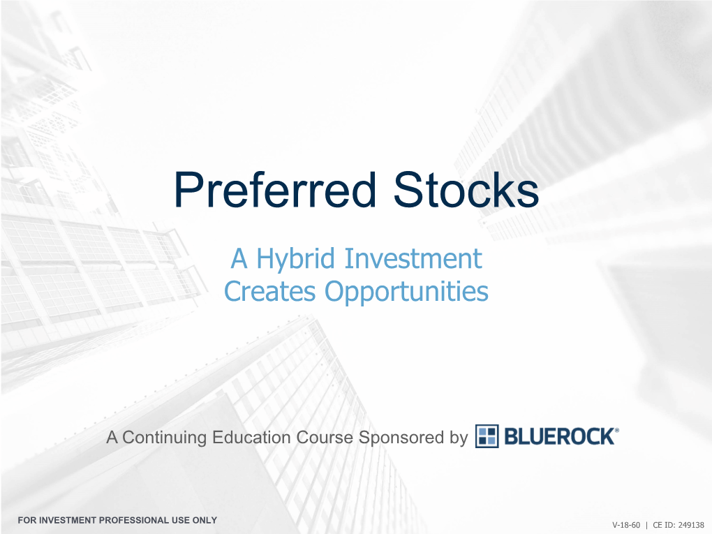 Preferred Stocks