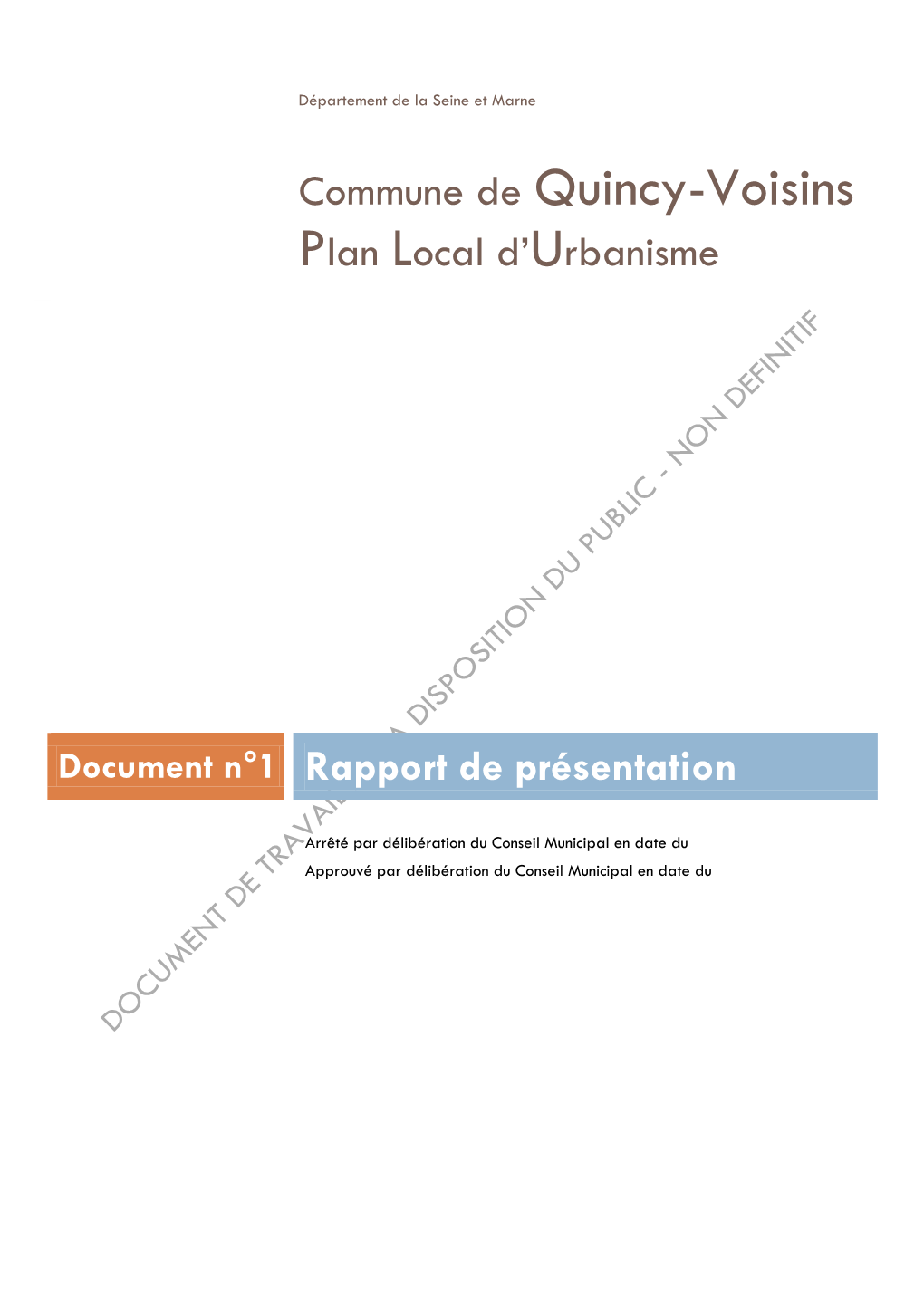 Plan Local D'urbanisme