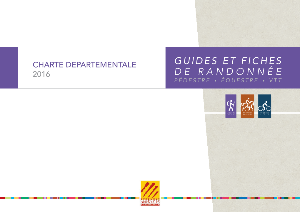 Guides Et Fiches De Randonnée 2016