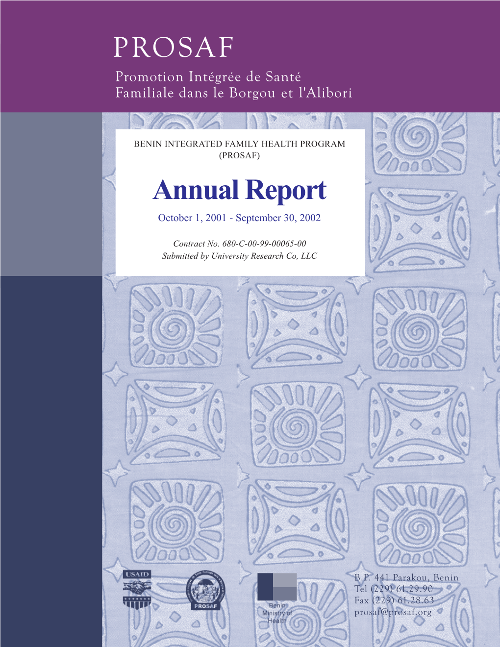 Annual Report October 1, 2001 - September 30, 2002