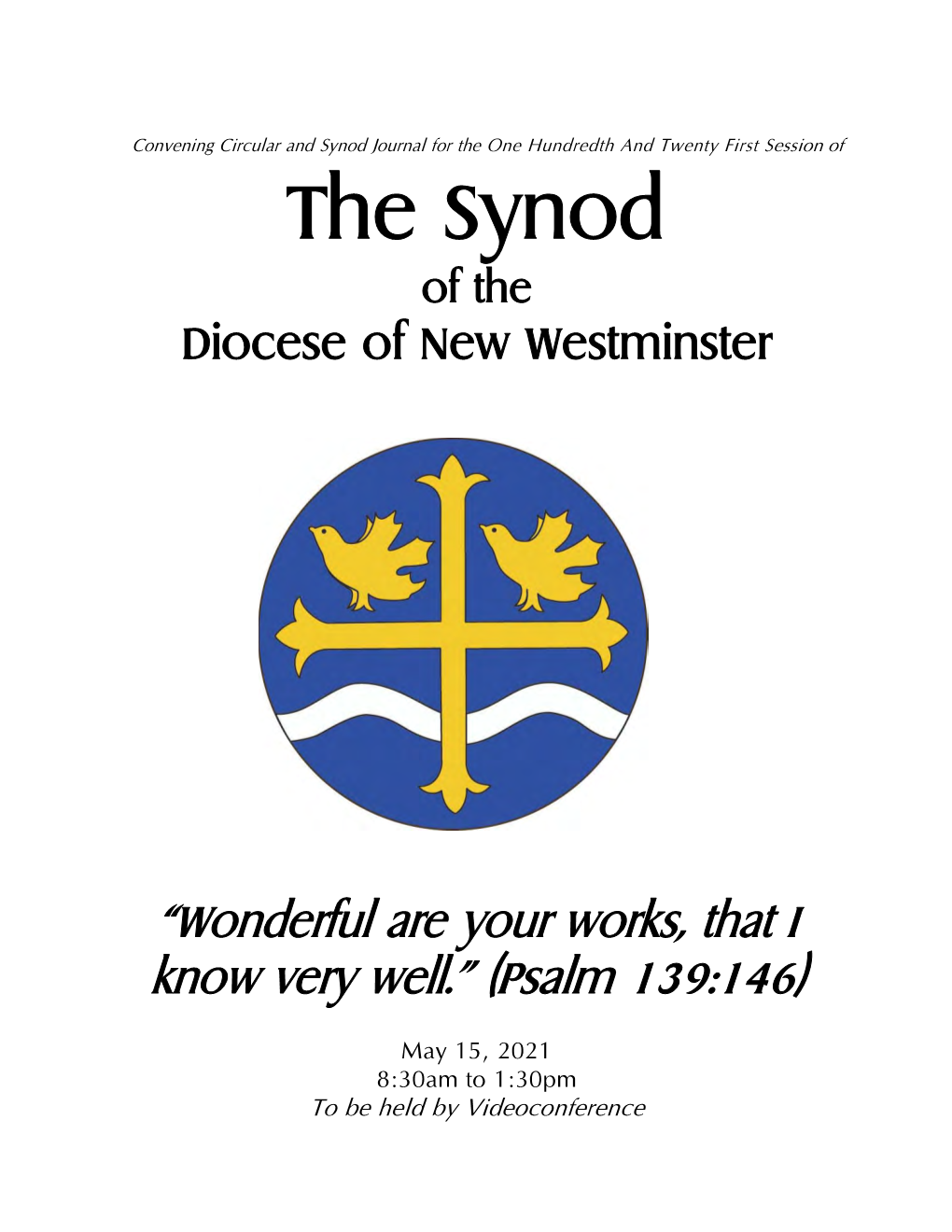 The Synod of the Diocese of New Westminster