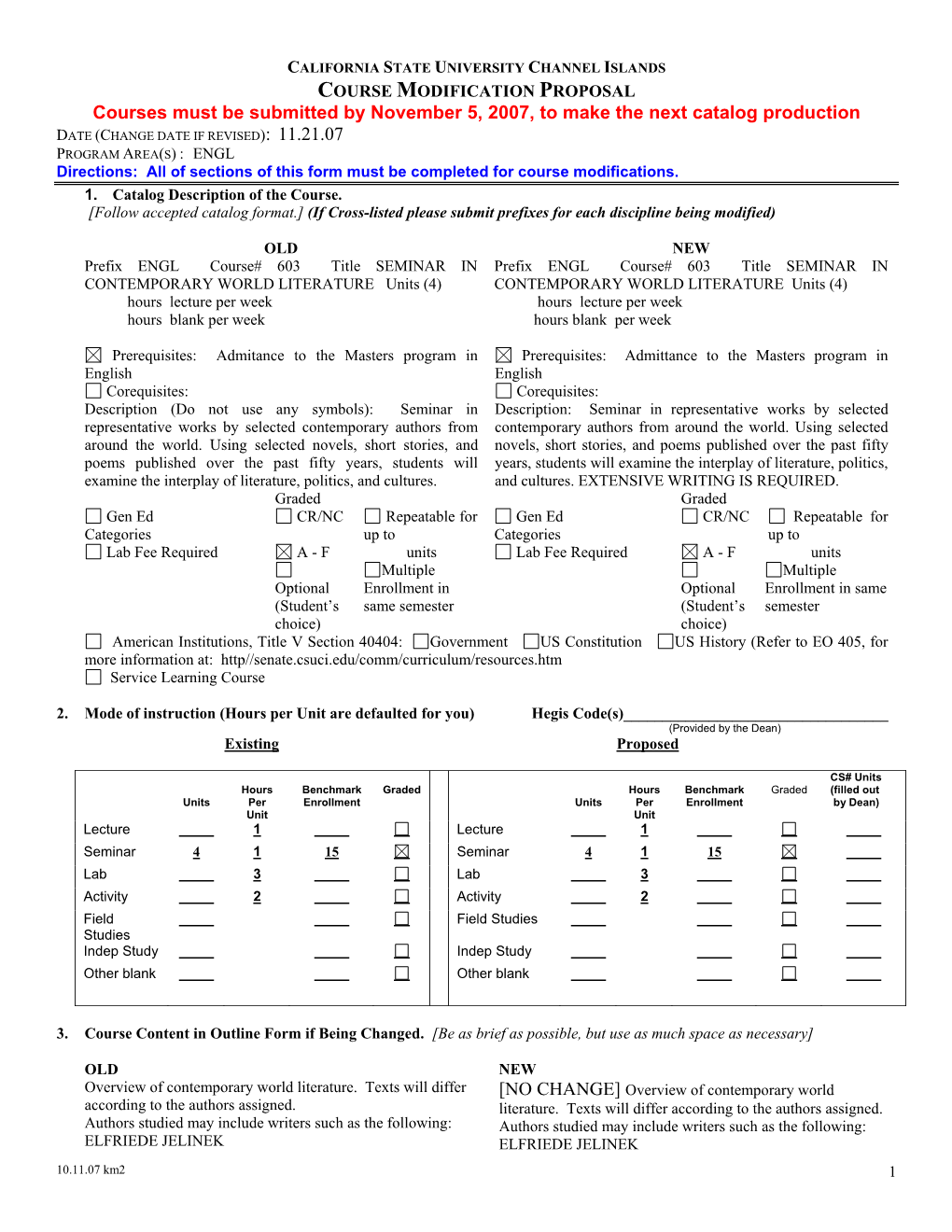 ENGL 603 Mod 2007.10.25