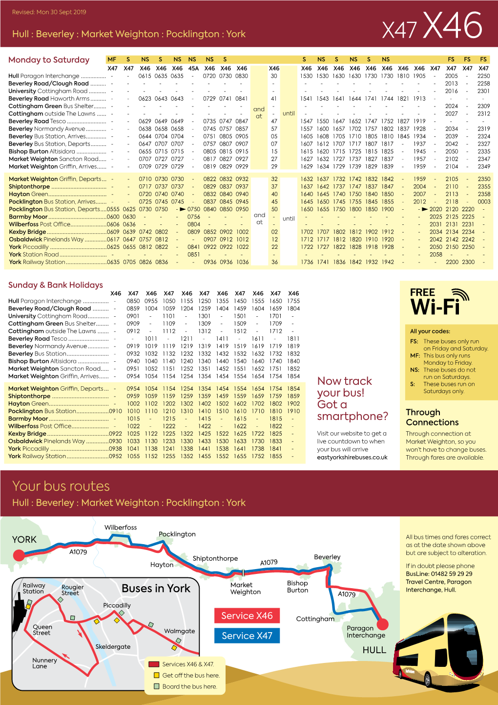 PDF Timetable X46