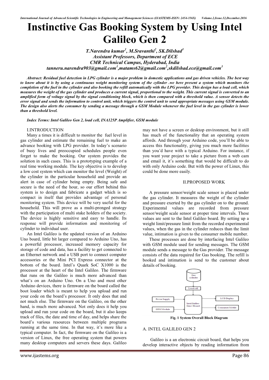 14.Instinctive Gas Booking System by Using Intel Galileo Gen 2-T