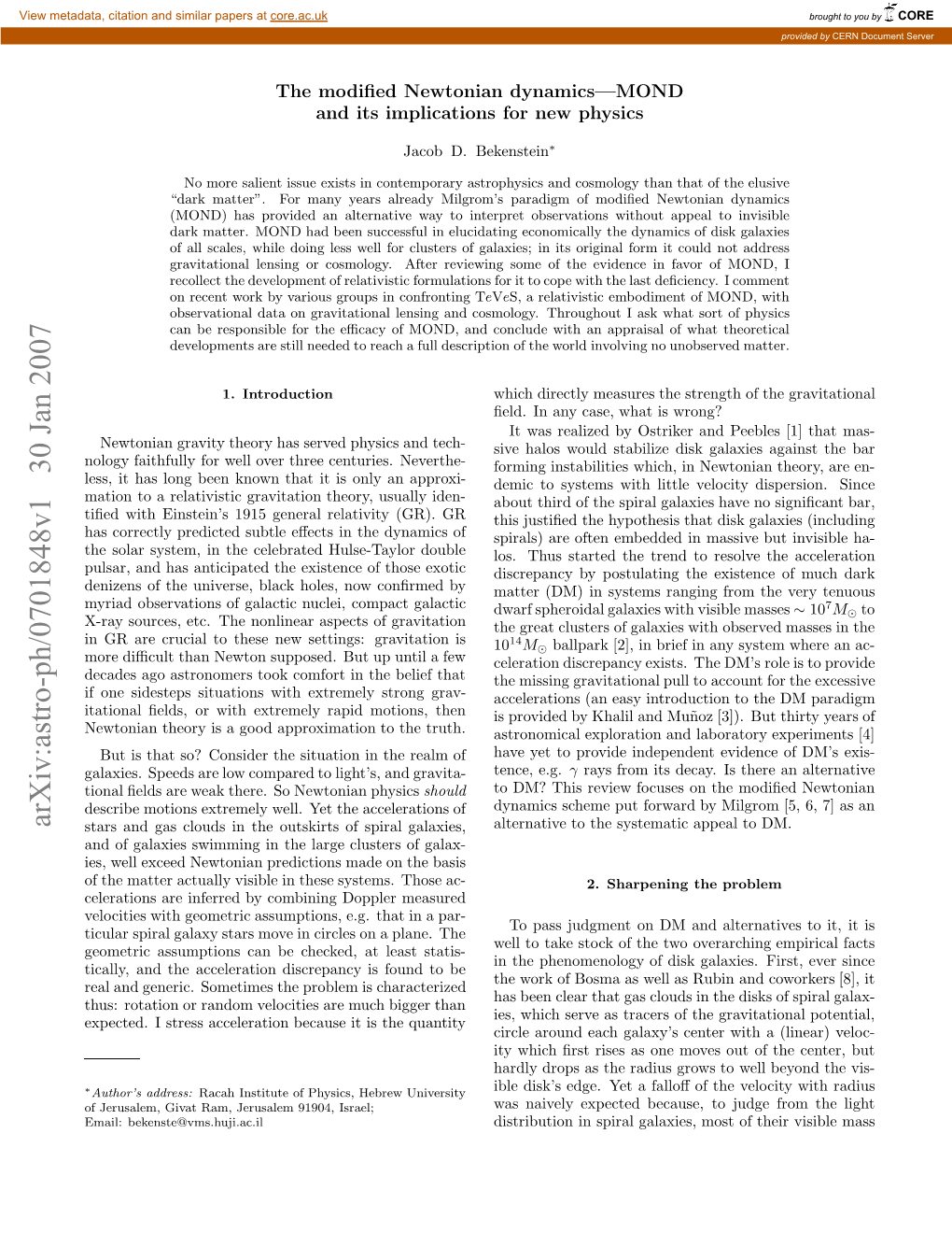 Arxiv:Astro-Ph/0701848V1 30 Jan 2007 Xetd Tesaclrto Eas Ti H Quantity the Is It Because Than Acceleration Bigger Stress Much I Are Velocities Expected