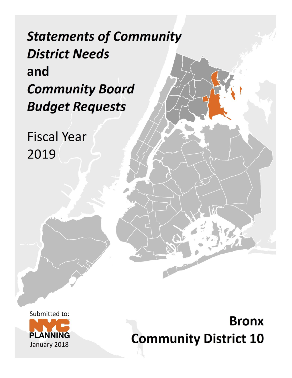 FY 2019 District Needs Statement