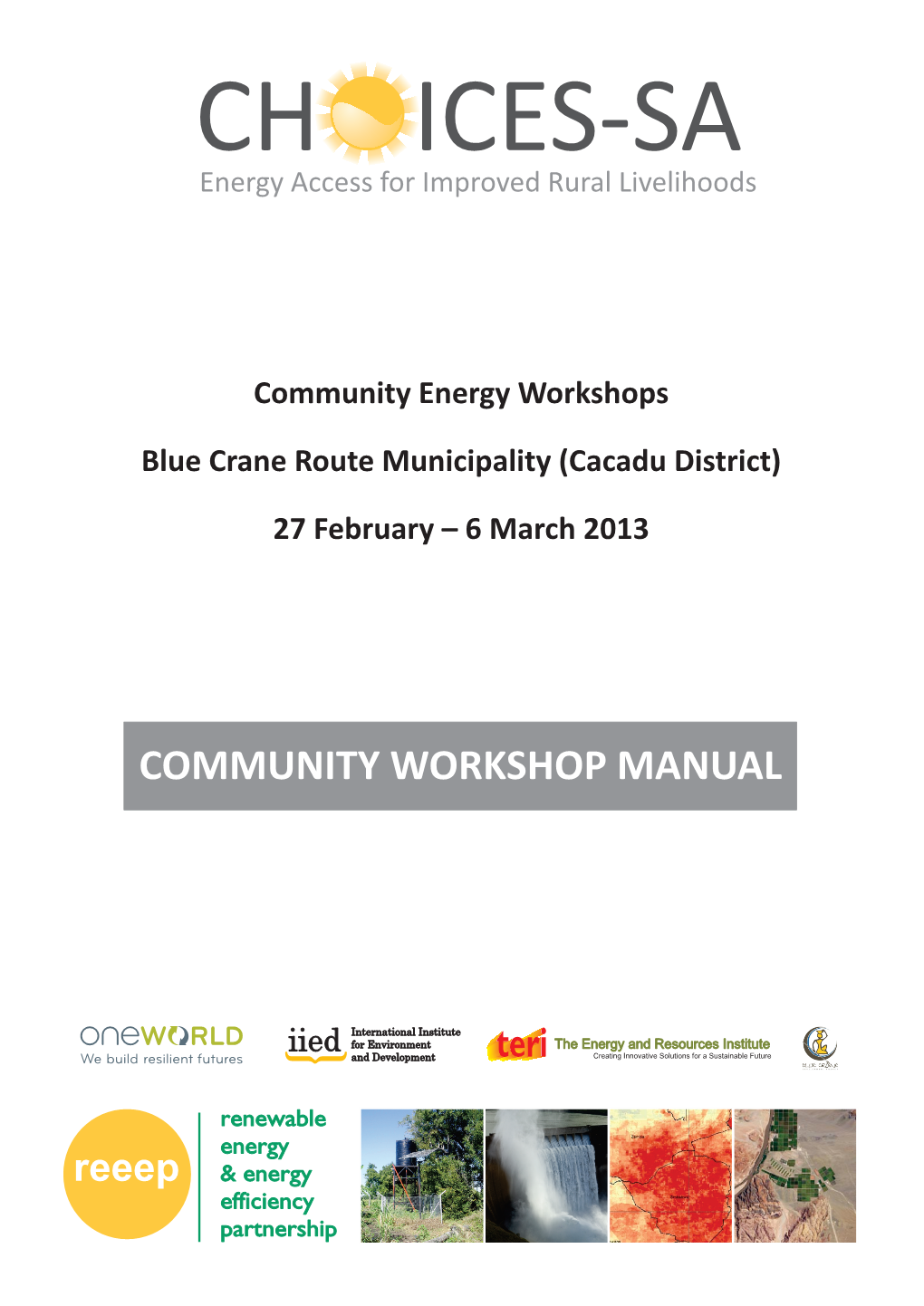 Community Energy Workshops Manual