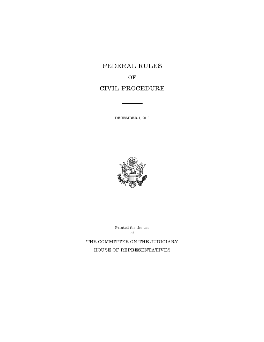 Federal Rules Civil Procedure