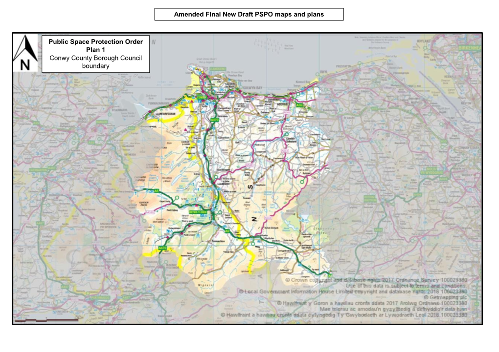 Dog Control PSPO Maps