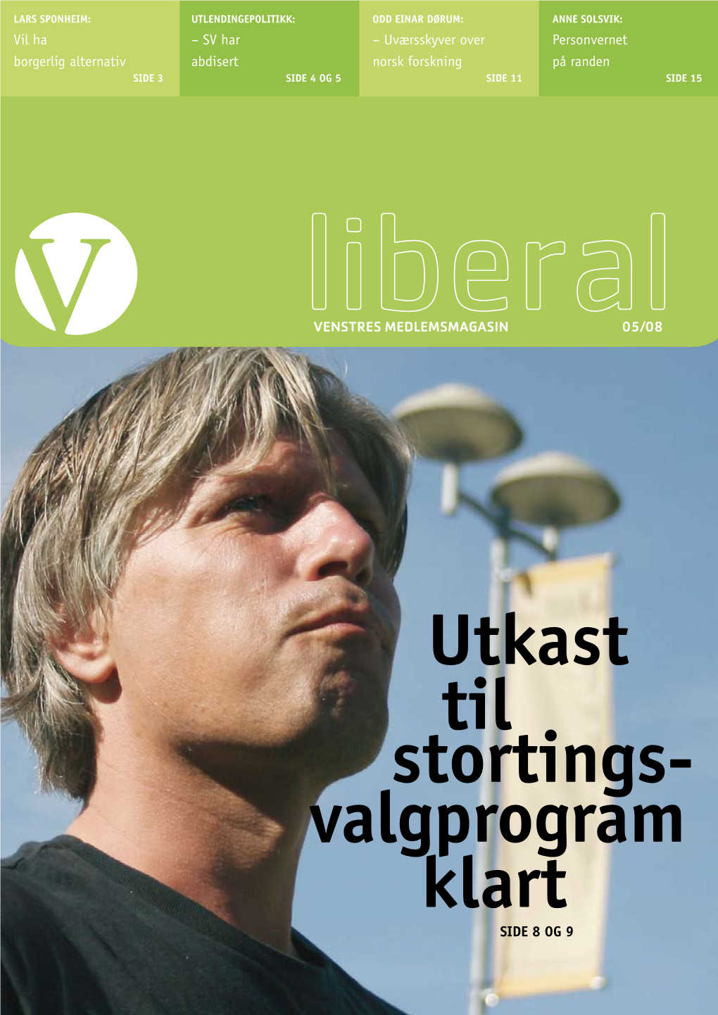 Utkast Til Stortings- Valgprogram Klart SIDE 8 OG 9