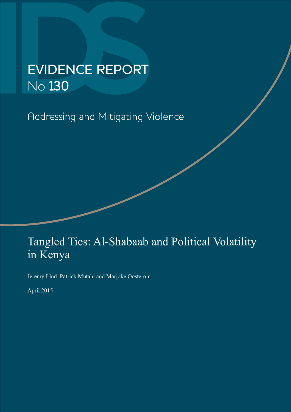 Tangled Ties: Al-Shabaab and Political Volatility in Kenya