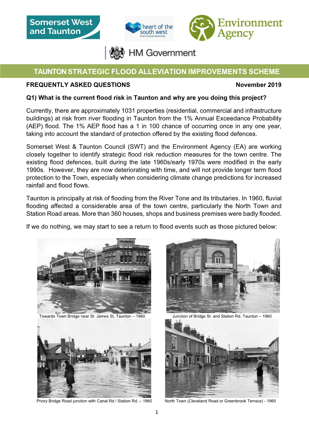 Taunton Strategic Flood Alleviation Improvements Scheme
