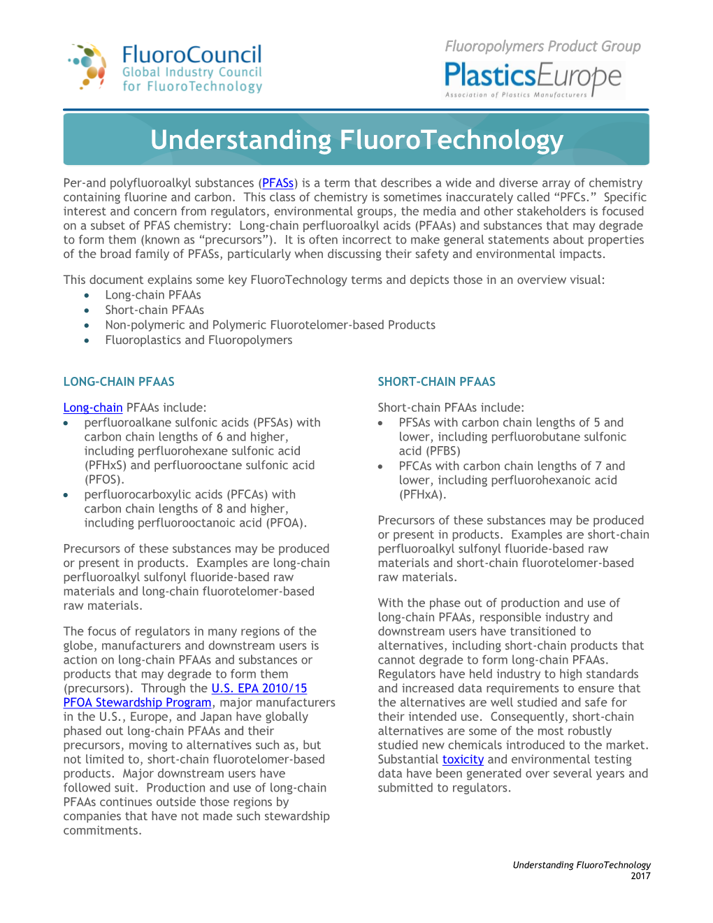 Understanding Fluorotechnology