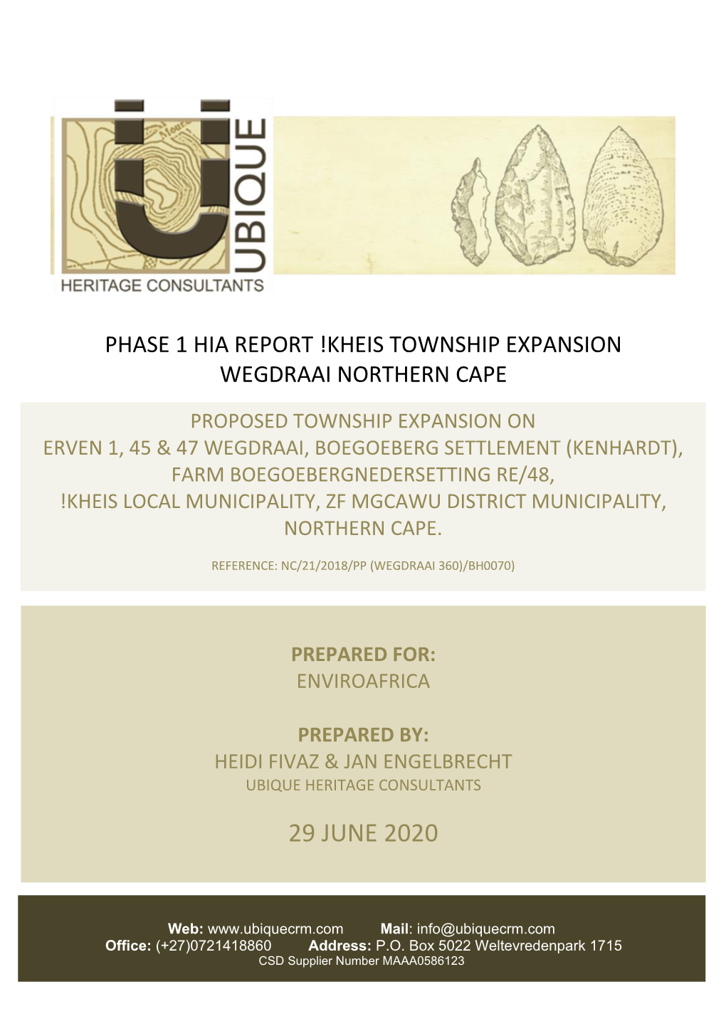 Kheis Township Expansion Wegdraai Northern Cape