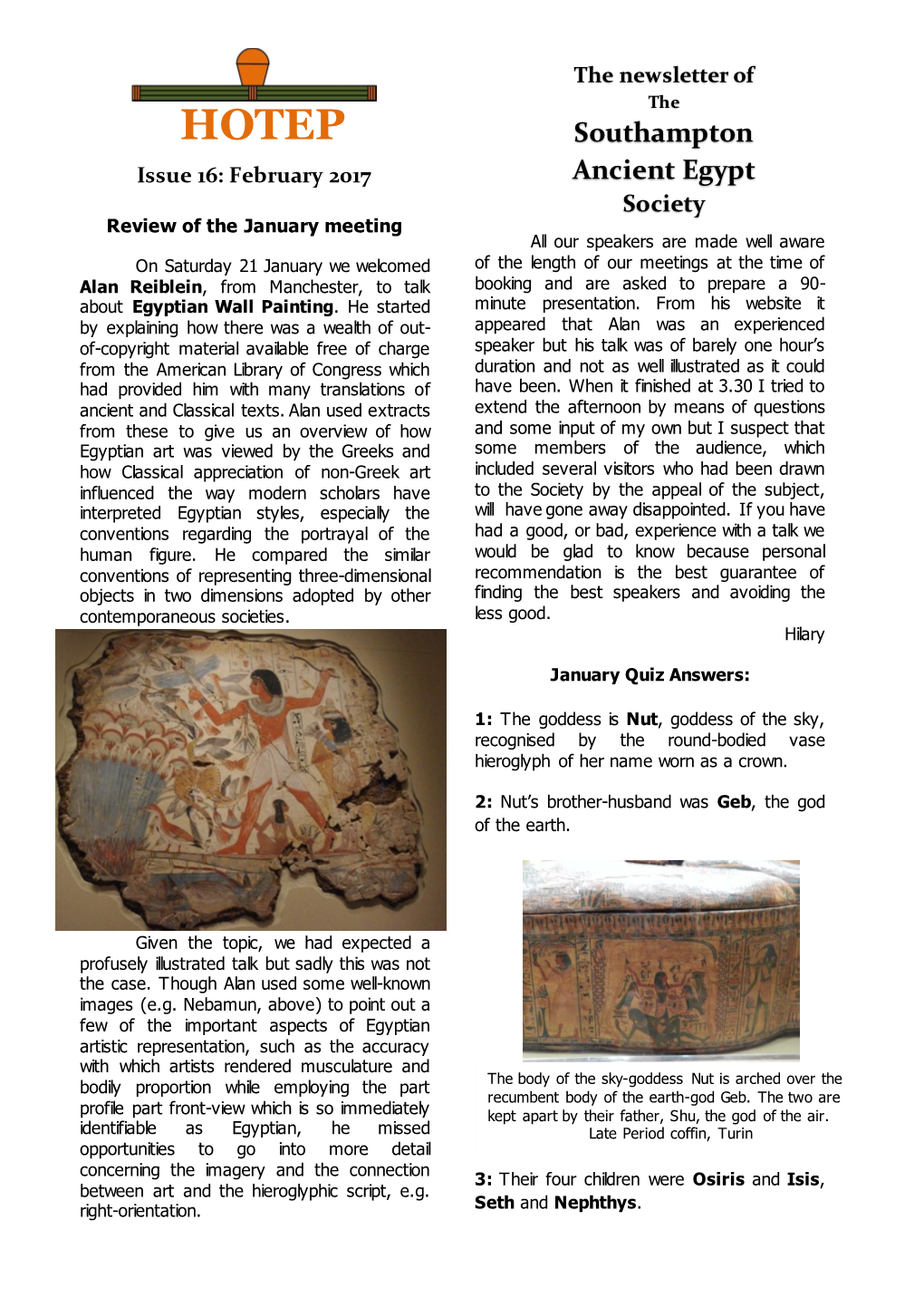 Southampton Ancient Egypt Society