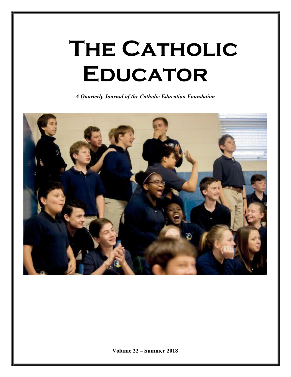 The Catholic Educator