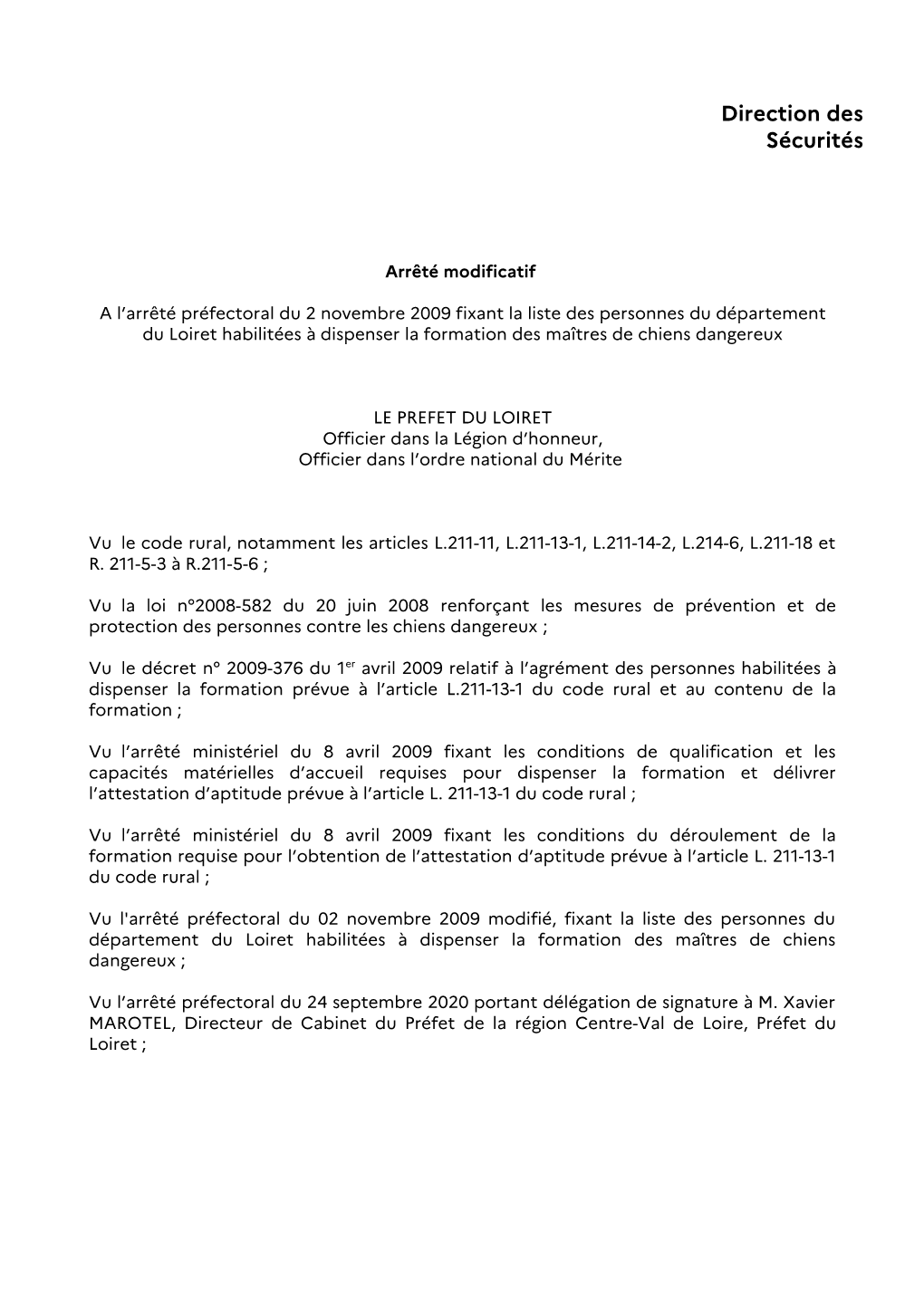 Arrêté-Type Agrément (Article 7 De La Loi)