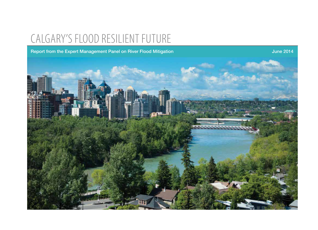 Calgary's Flood Resilient Future