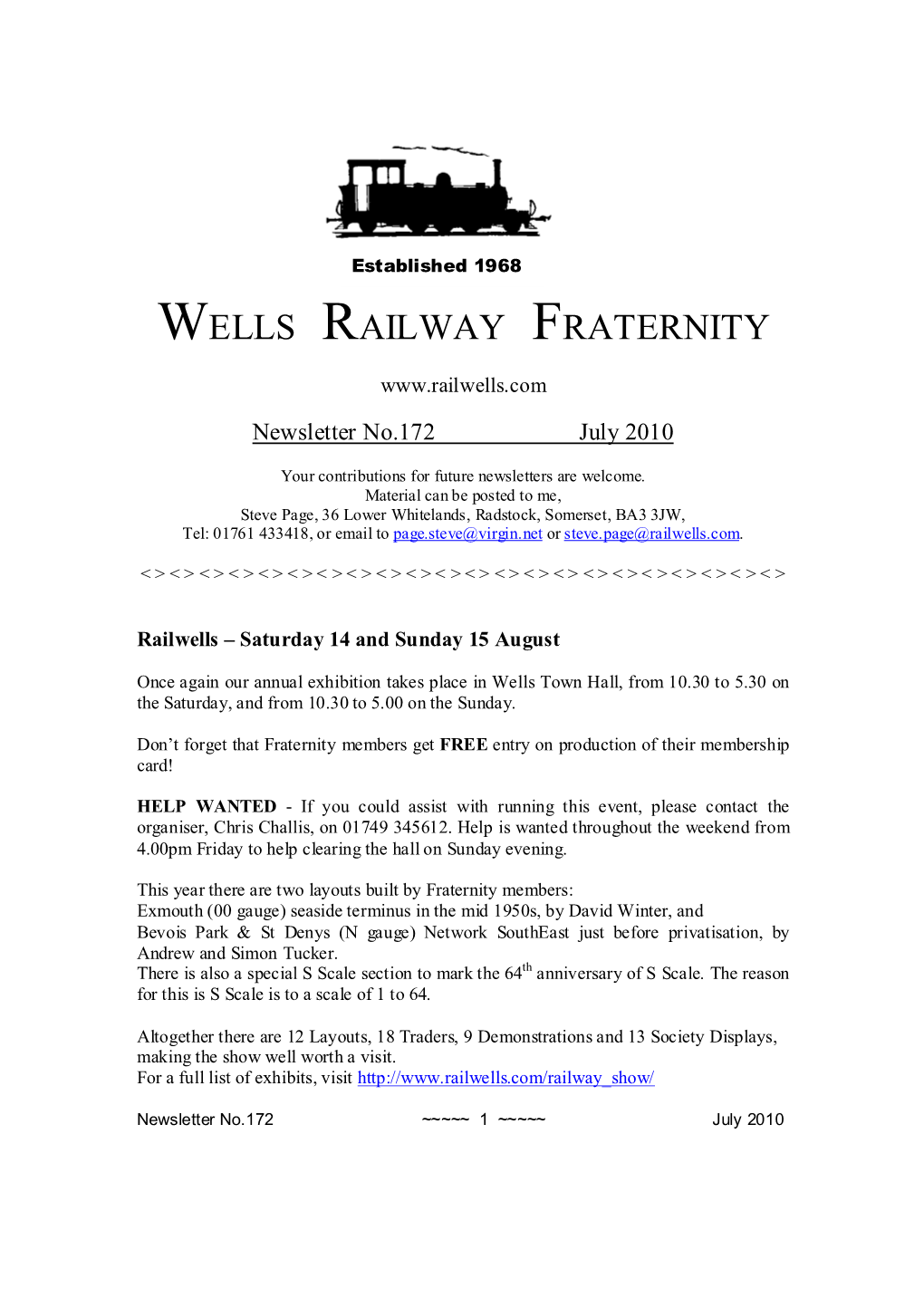 Wells Railway Fraternity