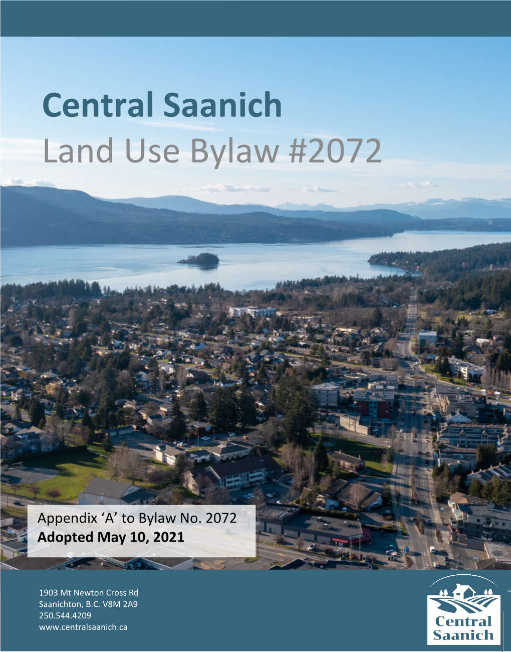 Central Saanich Land Use Bylaw #2072