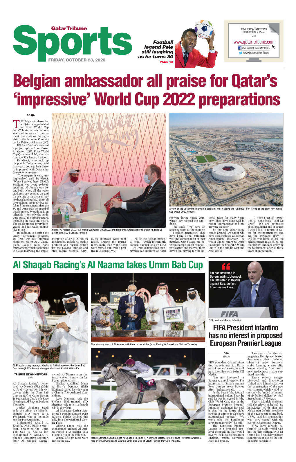 Belgian Ambassador All Praise for Qatar's 'Impressive' World Cup