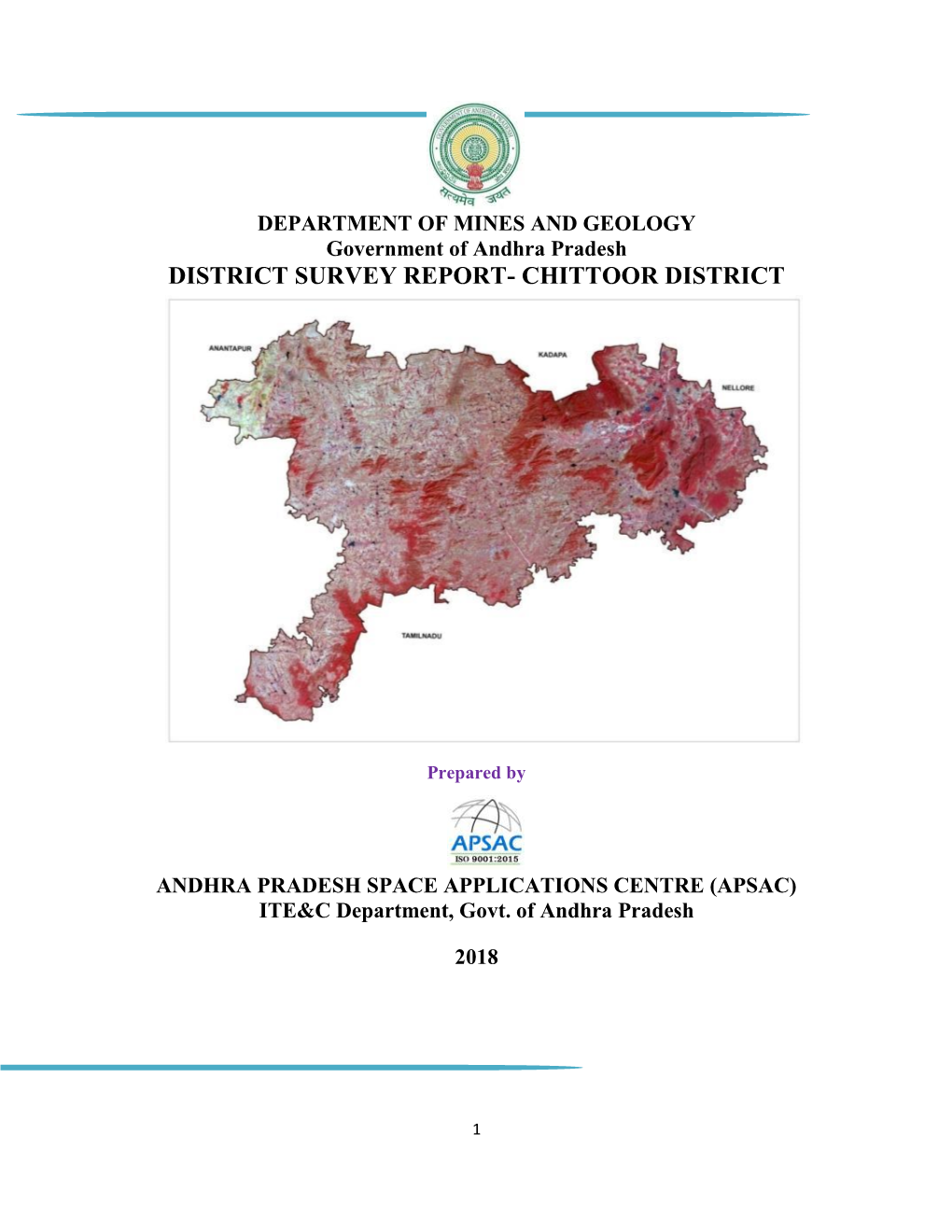 District Survey Report- Chittoor District