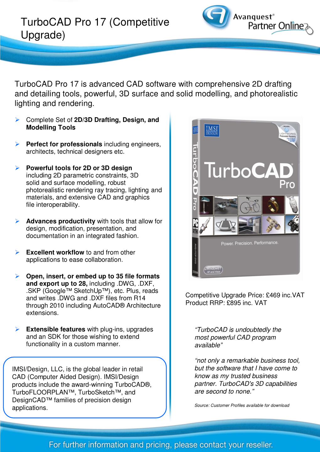 Turbocad Pro 17 (Competitive Upgrade)