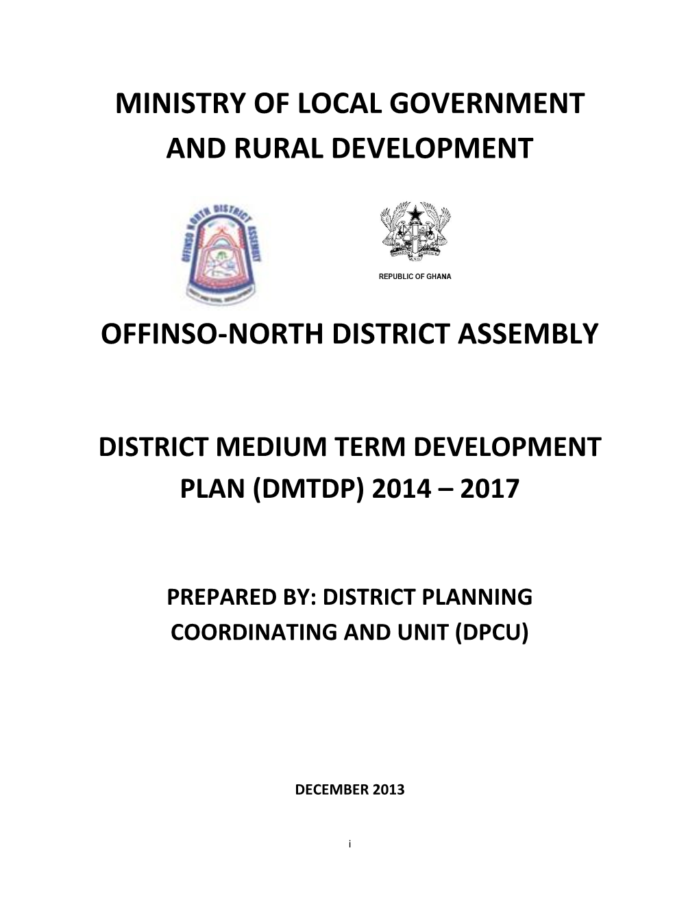 Ministry of Local Government and Rural Development