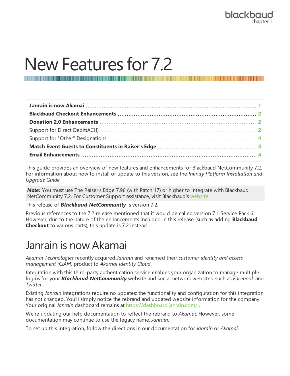 Blackbaud Netcommunity New Features Guide