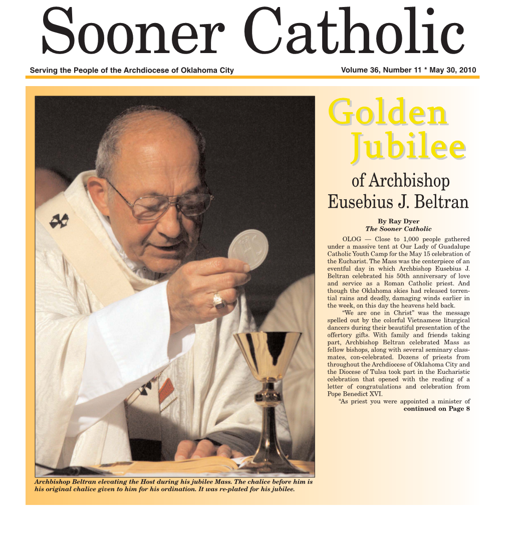 Golden Jubilee Archdiocesan Web Page at He Created Us Through the Cooperation of Our Mother and Celebration