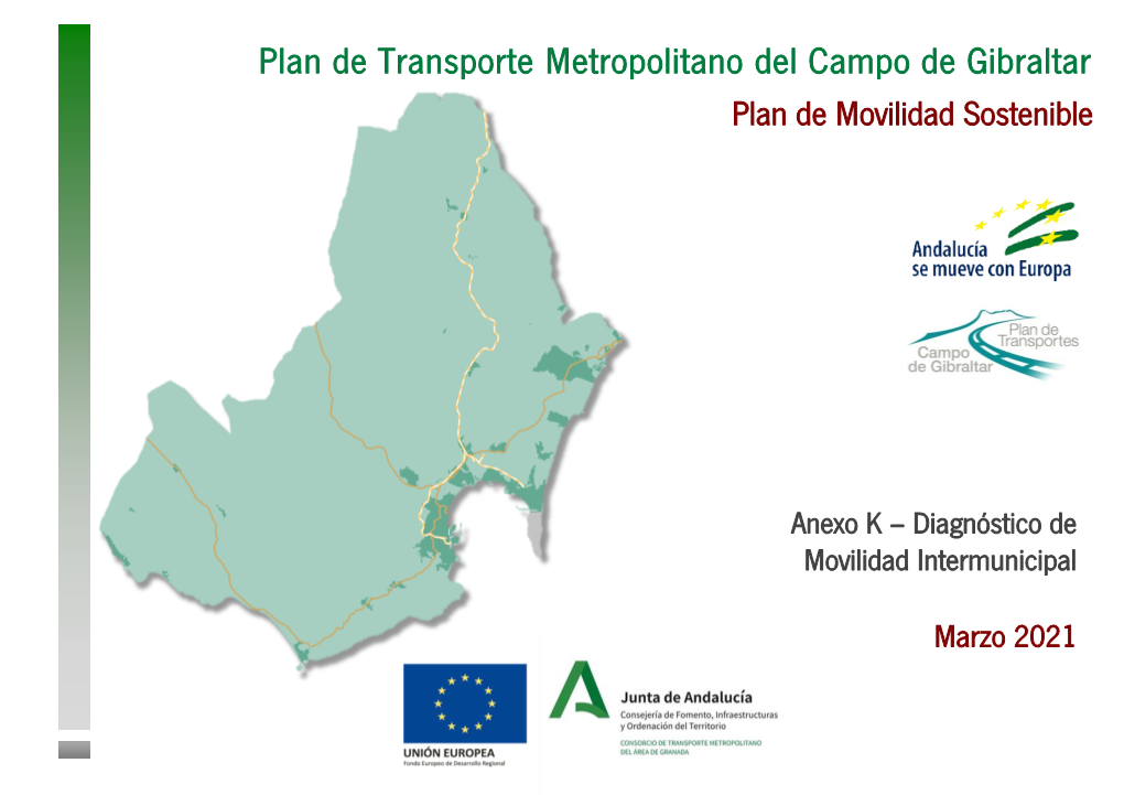 Diagnóstico De Movilidad Intermunicipal