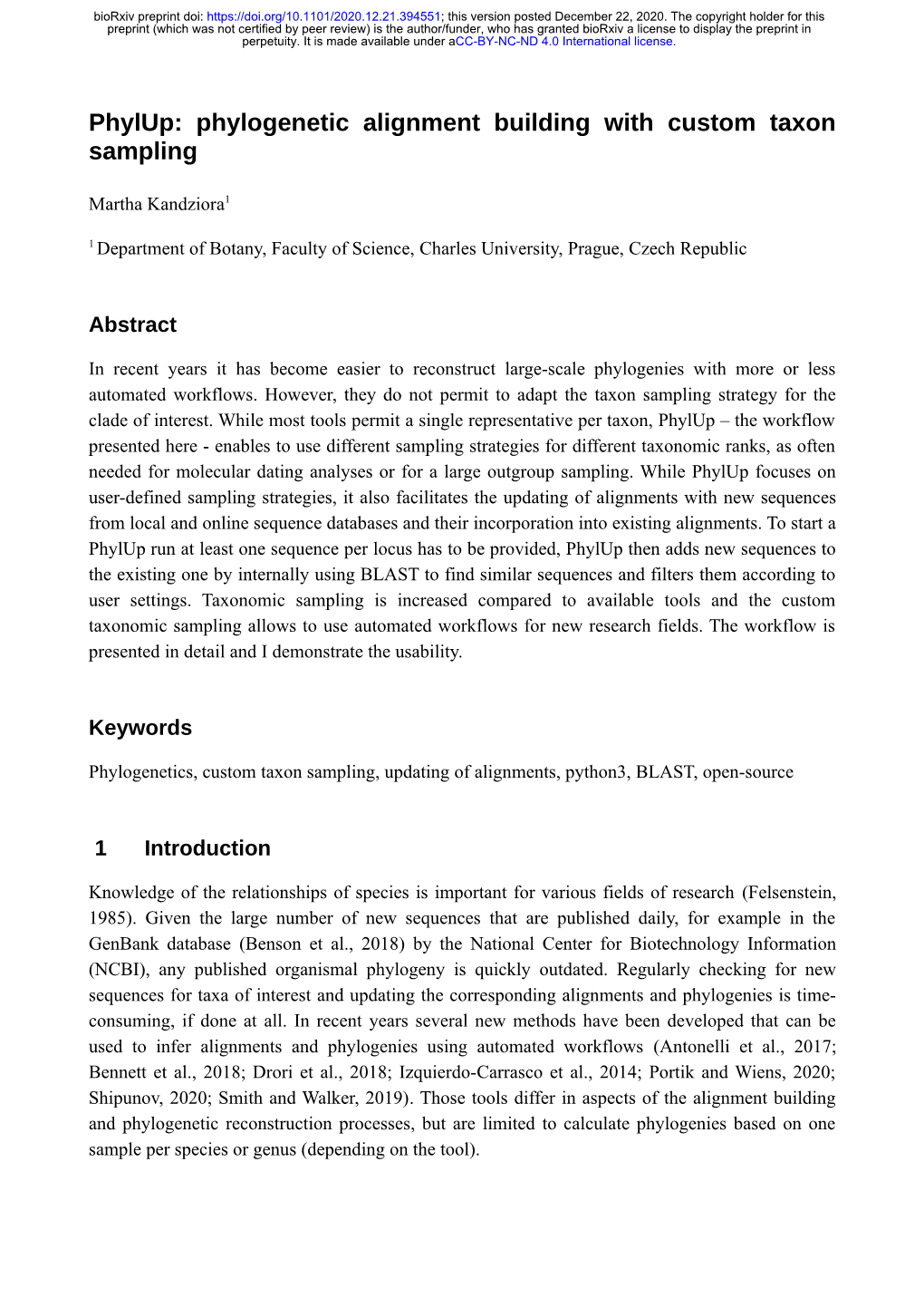 Phylogenetic Alignment Building with Custom Taxon Sampling