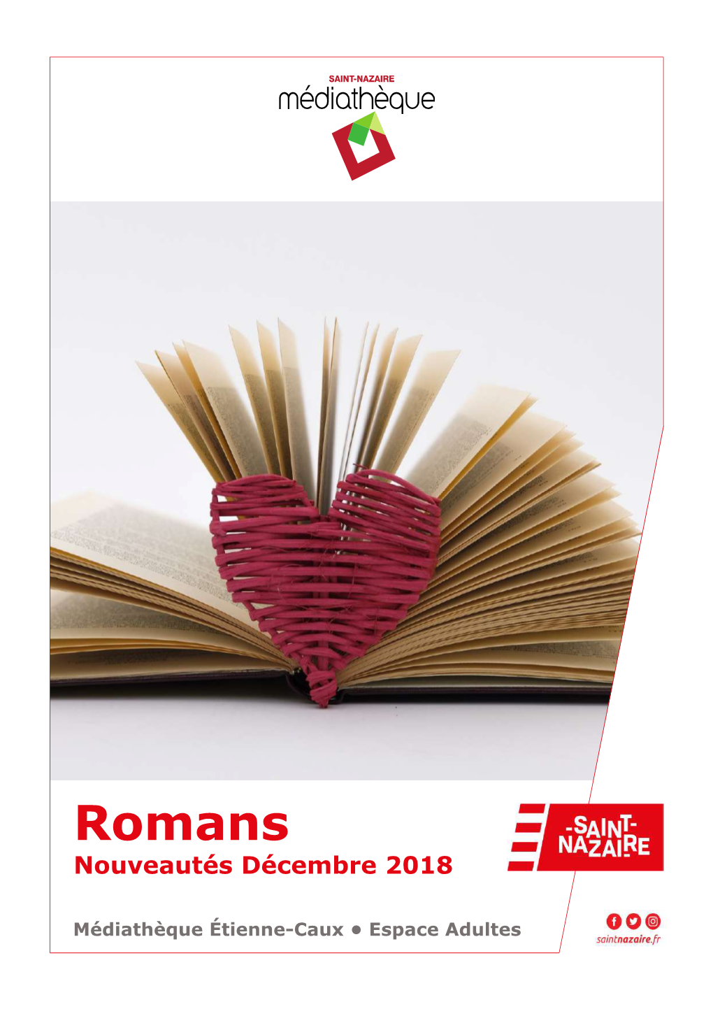 Romans Nouveautés Décembre 2018