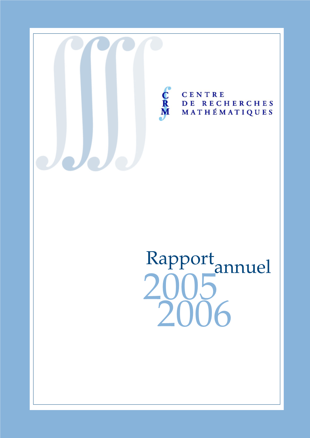 Rapportannuel 2005 2006